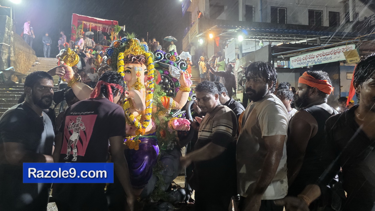 Razole Taluka Ganesh Nimajjanam